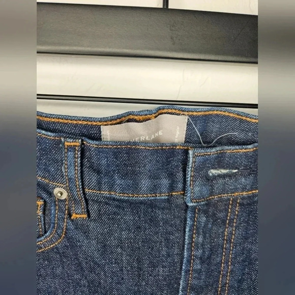 EVERLANE High Rise Slim Fit Dark Wash Denim Size 29 Regular - Picture 4 of 8
